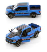 Kinsmart 2022 Ford F-150 Raptor Pickup Truck Livery Edition Diecast Araba