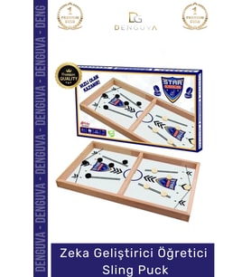 Premium Eğitici Zeka Geliştirici Öğretici Eğlence Aile Etkinlik Yılbaşı Özel Gün Sling Puck