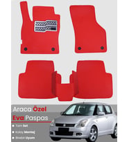 SUZUKİ SWİFT (2004-2010) Uyumlu EVA Paspas Tam Set–Oto Paspas,Araca Özel,Kolay Montaj