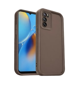 Oppo A16 Kılıf Viera Silikon - Kahverengi