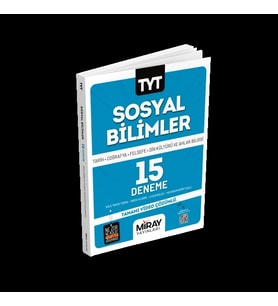 Miray TYT Sosyal Bilimler 15 Deneme