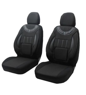 Isuzu D-max Uyumlu 1+1 Tek Kabin Kamyonet Koltuk Kılıfı - SİYAH