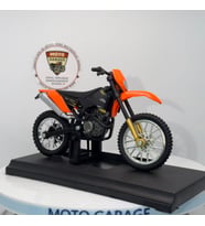 KTM Enduro Cross - 1:18 Ölçek (12cm) Kutulu Standlı Diecast Motosiklet Modeli