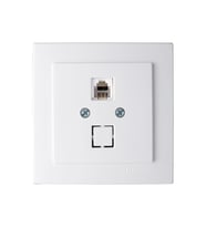 Touran Beyaz Numeris Telefon Prizi Rj 45 Cat 3 Mek