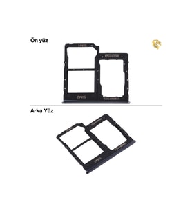 Samsung Galaxy A40 Sim İç Yuvası Çiftli Çiftli sim yuvası ikili sim tepsisi çiftli sim aparatı dual sim çekmecesi
