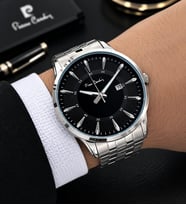 Pierre Cardin Damat Ve Takım Elbiseye Özel 2 Yıl Garantili Çelik Kordon Erkek Kol Saati VS.BLKT.1073