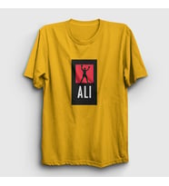Presmono Unisex Sarı Victory Muhammed Ali T-Shirt 230758tt (Sarı)
