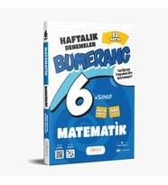GÜNAY 6.SINIF BUMERANG MATEMATİK 32 HAFTALIK DENEMELER