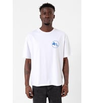 The Mentalist Blue Bird Lodge Beyaz Erkek Oversize Tshirt