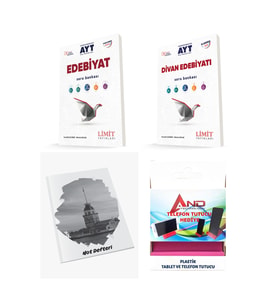 Limit Yayınları 2024-2025 Müfredat AYT Türkçe + Divan Edebiyatı Soru Bankası Video Desteklidir Kazandıran Set (Çok Renkli)