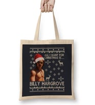 Stranger Things Billy Hargrove Christmas Wish Bez Çanta Uzun Saplı