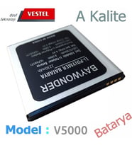 Vestel Venüs V5000 Batarya V 5000 2230mAh Sıfır Vakumlu Ambalajında Garantili Batarya