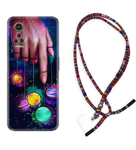 General Mobile GM 21 Pro GM 22 Pro Plus Kılıf Boyun Asklı Rasta Silikon Finger planet 1740