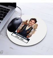 Kişiye Özel Hediye Karikatürlü En İyi Erkek Terzi Mousepad