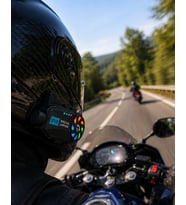 Northcity Motosiklet Kask Kamera Sistemi Gece Görüş Destekli 1080P Bluetooth