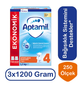 Aptamil Devam Sütü 4 Numara 1200 gr 3 lü Paket