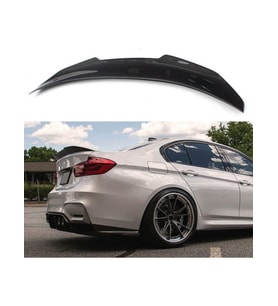 Bmw F30 2012.2019  Uyumlu Plastik Parlak Siyah Psm Spoiler