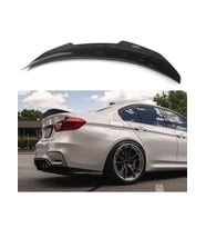 Bmw F30 2012.2019  Uyumlu Plastik Parlak Siyah Psm Spoiler