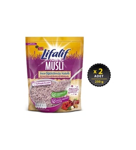 Eti Lifalif İnce Öğütülmüş Müsli Hibiskuslu 250 g x 2 Adet