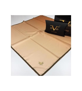 Degrade Desen Black Seri Twill Eşarp Eşarp Askısı ile Birlikte 90x90 cm Somon Kr
