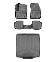Citroen C4X (Elektrikli) 3D Havuzlu Paspas ve Bagaj Havuzu Seti Rizline (Siyah)