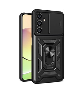 Galaxy A05s Kılıf Pars Lens Yüzüklü  - Siyah