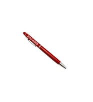 Kişiye Özel Kırmızı Touchpen  Metal Roller Kalem