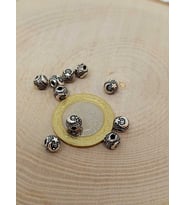 925 Ayar Gümüş Boncuk Ara Malzeme 6mm/2 adet (45608)