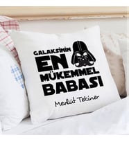 Kişiye Özel Galaksinin En Mükemmel Babası Yastık