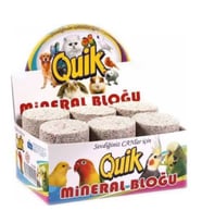 Kuşlar İçin Quik Mineral Blok Gaga Taşı 12'li
