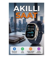 Akıllı Saat Sesli Görüşme GPS Bağlantılı Müzik Kontrolü ve Bildirim Takipli Yeni Nesil