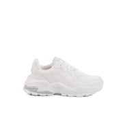 Walkway Beyaz Cilt Bağcıklı Kadın Spor Ayakkabı 159 G (Beyaz)