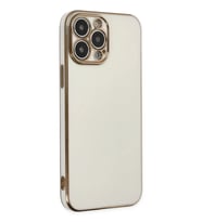 Mey İthalat® iPhone 14 Pro Max Kılıf Volet Silikon - Beyaz