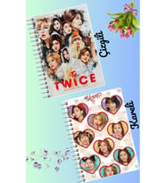 Twice defter seti 2 adet A4 boyutu 21*30 çizgili + kareli 60 syf
