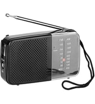 kn-258 Taşınabilir AM/FM Radyo Küçük Boy Cep Radyosu Pilli Radyo knstar K-258