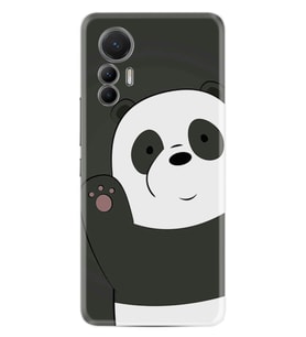 Xiaomi 12 Lite Kılıf Silikon Desen Özel Seri Hello Panda 1709