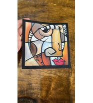 RENKLİ TASARIM SURATLI ARMA DİKİŞ APLİKE 15X15 CM