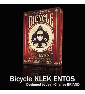 Bicycle Klek Marked Red işaretli Premium Oyun Kağıdı iskambil Kartları Destesi (Karışık)