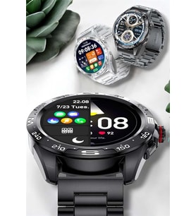 Akıllı Saat Sağlık ve Fitness Takibi Bluetooth Bağlantılı Dokunmatik Ekran