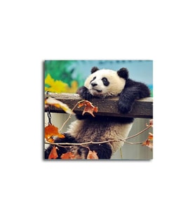 DBSanatevi Şaşkın Panda Tablo 50 X 50 Cm
