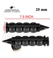 Chopper Cruiser Krom Elcik Seti 25 mm Siyah