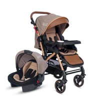 TommyBaby Tornado Travel  Çift Yönlü Bebek Arabası Seyahat Sistem Puset (Kahverengi)