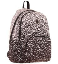 Kaukko Dots Kız Çocuk Üç Bölmeli İlkokul ve Ortaokul Çantası - Siyah Nokta Desenli - K1804 (Çok Renkli)