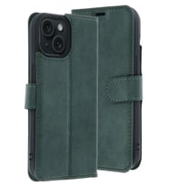 Newface Apple iPhone 15 Trend S Plus Kapaklı Kılıf - Yeşil