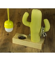 Kayigo Cactus XL + Station Lavanta Dolgulu Organizer Sarı