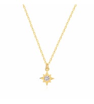 EMILIANO JEWELLERY SİLVER 925 AYAR KUTUP YILDIZI KOLYE