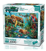 KS Games 2000 Parça Kaplanlar Puzzle