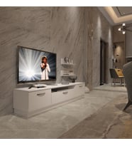 Decoraktiv Trendstyle 4 Mdf Tv Ünitesi Tv Sehpası - Parlak Beyaz