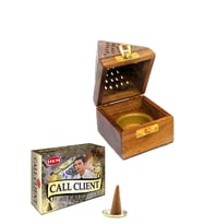 Konik Tütsü Yakma Kutusu Call Clients Cones