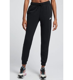 Nike Sportswear Essential Fleece Kadın Siyah Eşofman Altı